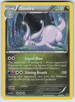 Goodra 60/98 Holo Rare Ancient Origins Pokemon Holo Heavily Played - Image 1