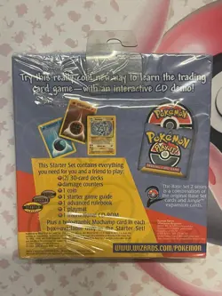 Pokemon WOTC Base Set 2 CD 2-Player Starter Set New & Sealed Near Mint Condition - Image 2