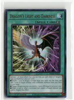 Yugioh Dragon's Light and Darkness MP25-EN226 Ultra Rare NM 1st Ed - Image 1