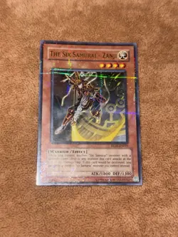 Yugioh- 1X The Six Samurai - Zanji - Parallel Rare - Promo - HL05-EN005 - LP - Image 1