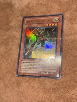 Yugioh- 1X The Six Samurai - Zanji - Parallel Rare - Promo - HL05-EN005 - LP - Image 3