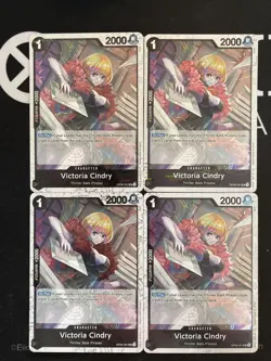 Victoria Cindry OP06-091 Jolly Roger Foil x4 Playset One Piece Tcg - Image 1