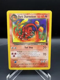 Dark Charmeleon 32/82 Uncommon Team Rocket Pokemon Card LP/NM - Image 1