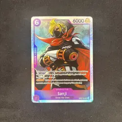 One Piece Card Game Sanji OP07-064 Foil Blocker Counter 2000 6000 Power - Image 1