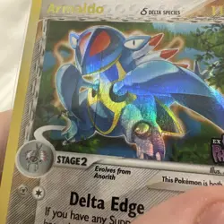 Armaldo Reverse Holo 1/101 ex Holon Phantoms 2006 Pokemon Card (print error) - Image 3