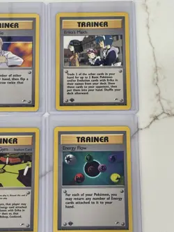 1st Edition Pokemon TCG Trainer Cards Lot Of 6 - Image 3