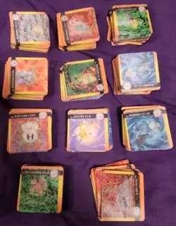 Huge Lot Of 200+ 1999 ArtBox Pokemon Action Flipz Card Series One 150+ Stickers - Image 2