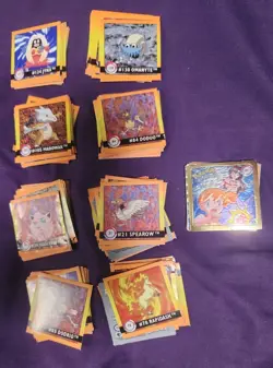 Huge Lot Of 200+ 1999 ArtBox Pokemon Action Flipz Card Series One 150+ Stickers - Image 3