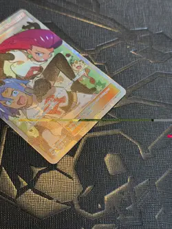 Jessie and James 68/68 Ultra Rare Full Art Hidden Fates Pokemon Card NM - Image 5