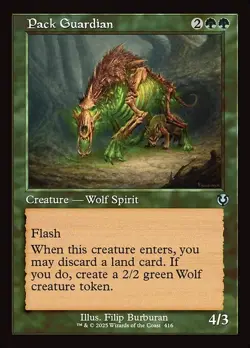 Pack Guardian Foil Retro Frame INR 416 Uncommon MTG - Image 1