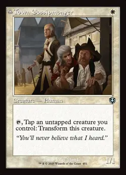 Town Gossipmonger Incited Rabble Foil Retro Frame INR #Rarity MTG - Image 1