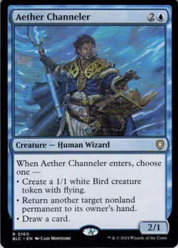Aether Channeler - Commander: Bloomburrow (160) - NM - Image 1