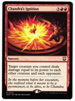 Chandra's Ignition 209 - NM - Commander: Modern Horizons 3 Normal R - Image 1
