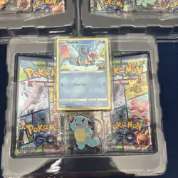 Pokemon TCG: GO Pin Collection Set Of 3 Charmander Bulbasaur Squirtle New No Box - Image 2