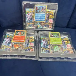 Pokemon TCG: GO Pin Collection Set Of 3 Charmander Bulbasaur Squirtle New No Box - Image 5