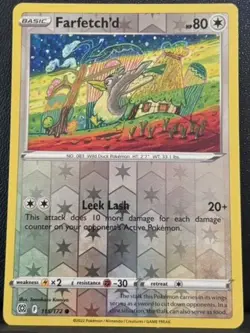 Farfetch'd 115/172 Common Brilliant Stars Pokemon Reverse Holo Near Mint - Image 1