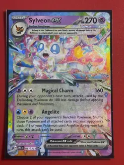 Pokemon TCG Sylveon ex 041/131 Prismatic Evolutions Double Rare Holo - Image 2