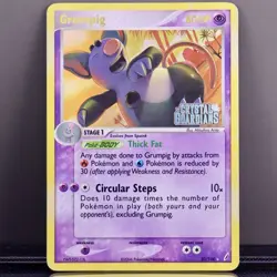 Pokemon Grumpig 20/100 EX Crystal Guardians Rare MP Vintage 2006 - Image 1
