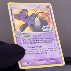 Pokemon Grumpig 20/100 EX Crystal Guardians Rare MP Vintage 2006 - Image 3