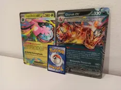 Pokemon MEGA Bisaflor EX + Glurak EX - XXL 3D Karte - Promo JUMBO - Deutsch - NM - Image 3