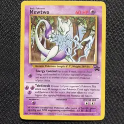 Mewtwo #12 WOTC Black Star Promo Pokemon English Near Mint/ Lightly Played - Image 1
