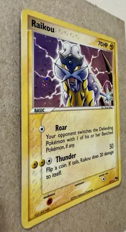 Raikou MP 3/17 Holo Rare POP Series 2 🏝 Pokemon 2006 - Image 3