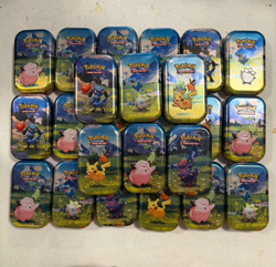 Lot Of 24x Pokemon Ascended Hero’s Mini Tins - EMPTY - Image 1