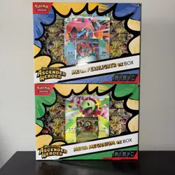 Pokemon Ascended Heroes Mega Meganium & Feraligatr EX Sealed Lot of (2) Boxes - Image 1