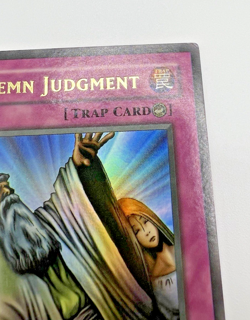 Vintage Yu-Gi-Oh! Solemn Judgment (MRD-127 1st Edition Ultra Rare) MP - Image 2