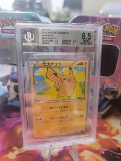 Pokemon Karte Card Pikachu Collection X XY 1. Edition japanese Beckett BGS 8.5 - Image 1