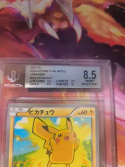 Pokemon Karte Card Pikachu Collection X XY 1. Edition japanese Beckett BGS 8.5 - Image 4