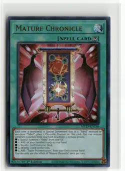 Yugioh Mature Chronicle MP25-EN166 Ultra Rare NM 1st Ed - Image 1