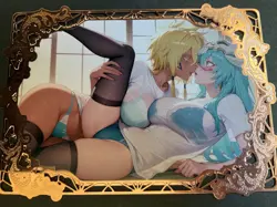 Goddess Story Gold METAL Card - Random Serial Number #/100! Nelliel Bikini Anime - Image 1