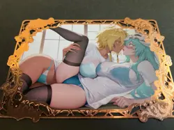 Goddess Story Gold METAL Card - Random Serial Number #/100! Nelliel Bikini Anime - Image 2