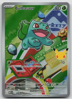 First Partner Kanto Starters Bulbasaur, Charmander, Squirtle Pokemon 3 Card Set - Image 3
