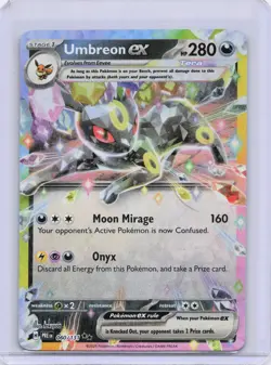 Pokemon Umbreon ex 060/131 Prismatic Evolutions SV NM - Image 1