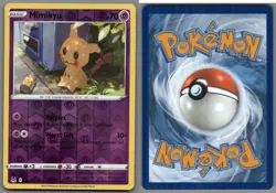 2022 Pokemon, Lost Origin, #80/196 Mimikyu, Reverse Holo Rare - Image 1