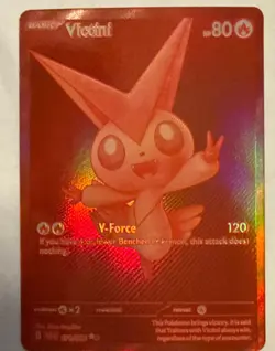 Pokemon TCG Victini 171/086 SV: Black Bolt Full Art Holo 80 HP English - Image 1