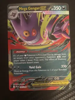 POKEMON TCG Phantasmal Flames MEGA GENGAR EX Card 056/094 - Image 2