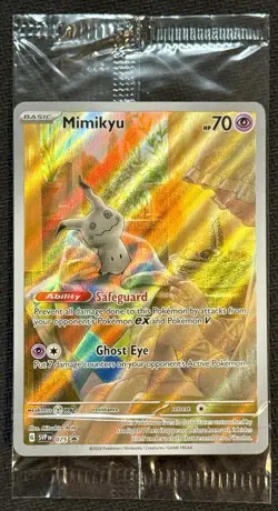 Mimikyu Paldean Fates ETB Black Star Promo Pokemon SVP075 English - SEALED 🔥 - Image 1