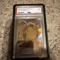 2025 Pokemon CCB1 CS #09 Captain Pikachu PSA 9 MINT - Image 1