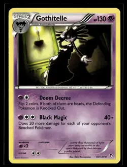 Gothitelle 57/124 Dragons Exalted Rare Pokemon - Image 1