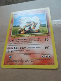 Arcanine - 33/130 - Uncommon WOTC TCG—Base Set 2 Pokemon Card - Image 5