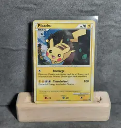 Pokemon TCG Pikachu HGSS03 Black Star Promo Holo Near Mint - Image 1