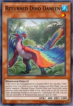 Returned Dino Daneen BPRO-EN093 1st ED NM Yu-Gi-Oh! SUPER RARE - Image 1