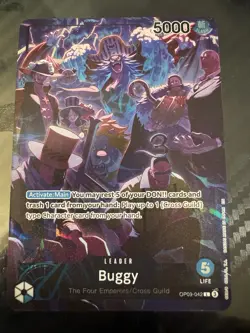 Buggy (Eng Ver. 2nd Anniversary Set) OP09-042 One Piece Promotion Card NM - Image 1