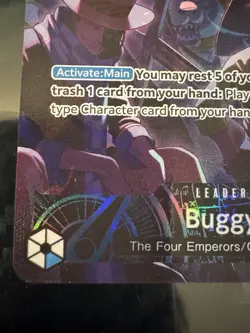Buggy (Eng Ver. 2nd Anniversary Set) OP09-042 One Piece Promotion Card NM - Image 3