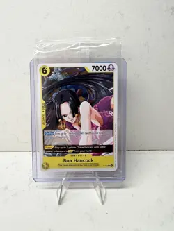 One Piece TCG Boa Hancock & Luffy Sealed Promo P-115 OP15 Release Event - Image 1