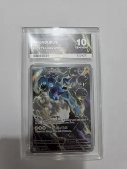 Pokemon Thundurus TCG Promo Card SVP 209 Black Star Promo Ace 10 - Image 1