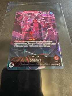 Shanks (English Version 2nd Anniversary Set OP09-001 One Piece Promotion Card LP - Image 1